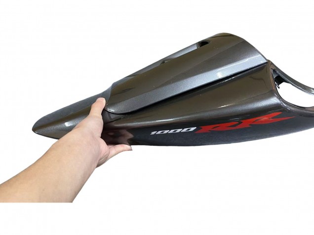 Migliori Carena Moto Honda CBR1000RR 2004-2005 - Argento Nero Lucido