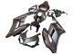 Migliori Carena Moto Honda CBR1000RR 2004-2005 - Nero Lucido Grigio Lucido Rosso Banda