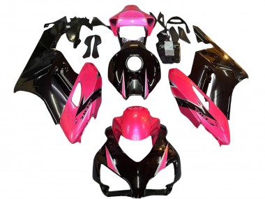 Migliori Carena Moto Honda CBR1000RR 2004-2005 - Rosa Nero Lucido