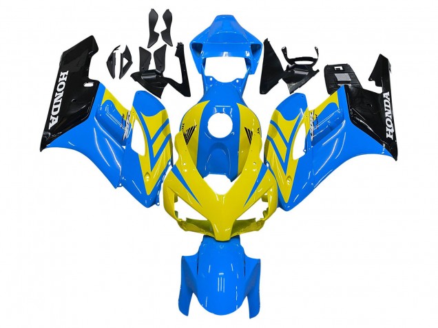 Migliori Carena Moto Honda CBR1000RR 2004-2005 - Blu Giallo Nero Lucido