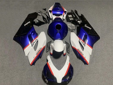 Migliori Carena Moto Honda CBR1000RR 2004-2005 - Bianco Blu Rosso Castrol