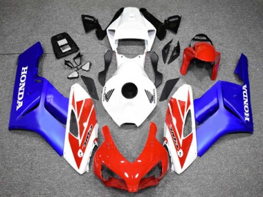 Migliori Carena Moto Honda CBR1000RR 2004-2005 - Bianco Rosso Blu