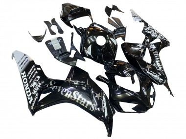 Migliori Carena Moto Honda CBR1000RR 2006-2007 - Nero Lucido Oro SevenStars