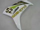 Migliori Carena Moto Honda CBR1000RR 2006-2007 - Bianco Verde Nero Lucido Hannspree 52