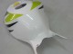 Migliori Carena Moto Honda CBR1000RR 2006-2007 - Bianco Verde Nero Lucido Hannspree 52