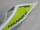 Migliori Carena Moto Honda CBR1000RR 2006-2007 - Bianco Verde Nero Lucido Hannspree 52