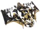 Migliori Carena Moto Honda CBR1000RR 2006-2007 - Oro Nero Lucido