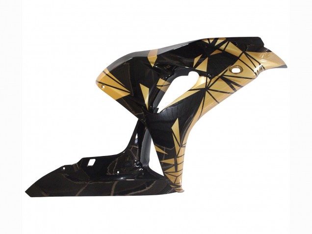 Migliori Carena Moto Honda CBR1000RR 2006-2007 - Oro Nero Lucido
