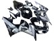 Migliori Carena Moto Honda CBR1000RR 2006-2007 - Argento Nero Lucido Red Bull