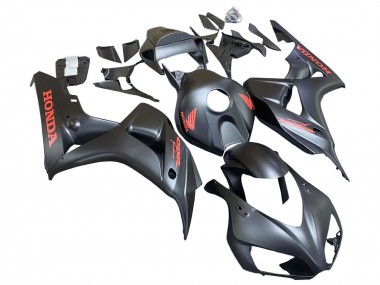 Migliori Carena Moto Honda CBR1000RR 2006-2007 - Nero Opaco Rosso Decals