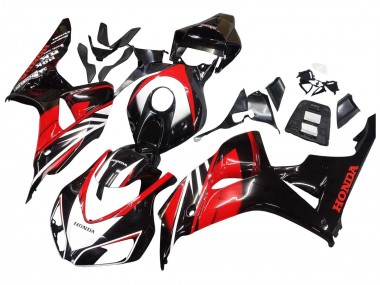 Migliori Carena Moto Honda CBR1000RR 2006-2007 - Rosso Nero Lucido