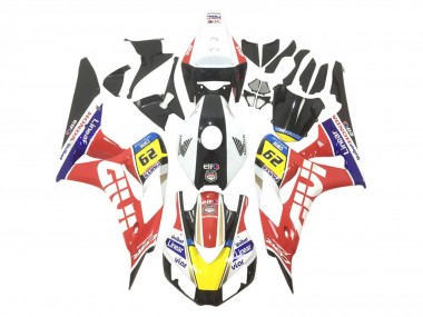 Migliori Carena Moto Honda CBR1000RR 2006-2007 - Bianco Rosso Giallo Blu Nero Givi Elf UniBat 29