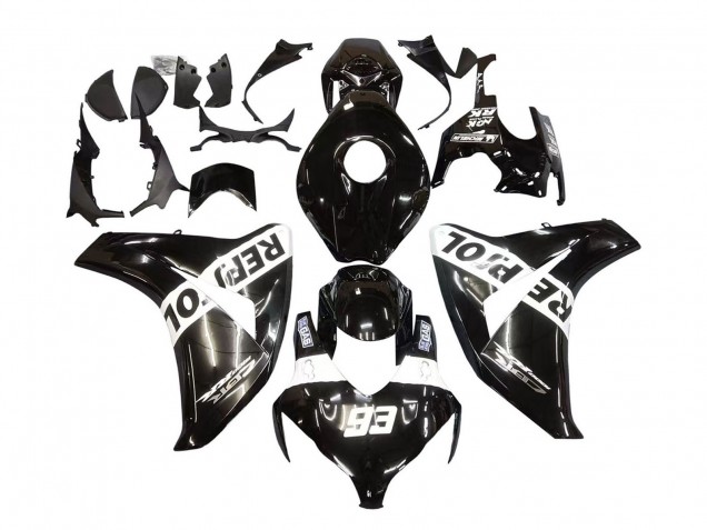 Migliori Carena Moto Honda CBR1000RR 2008-2011 - Nero Lucido Bianco Repsol 93