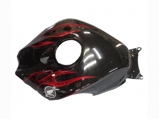 Migliori Carena Moto Honda CBR1000RR 2008-2011 - Nero Lucido Rosso Fiamma