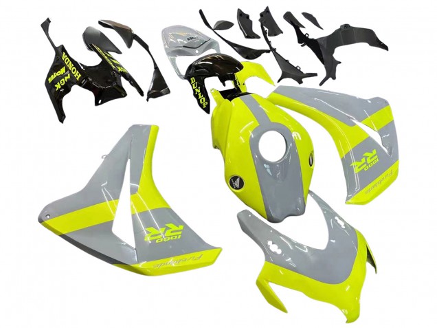 Migliori Carena Moto Honda CBR1000RR 2008-2011 - Nardo Grigio Fluorescent Verde