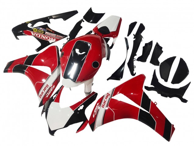 Migliori Carena Moto Honda CBR1000RR 2008-2011 - Rosso Bianco Nero Lucido Corsa