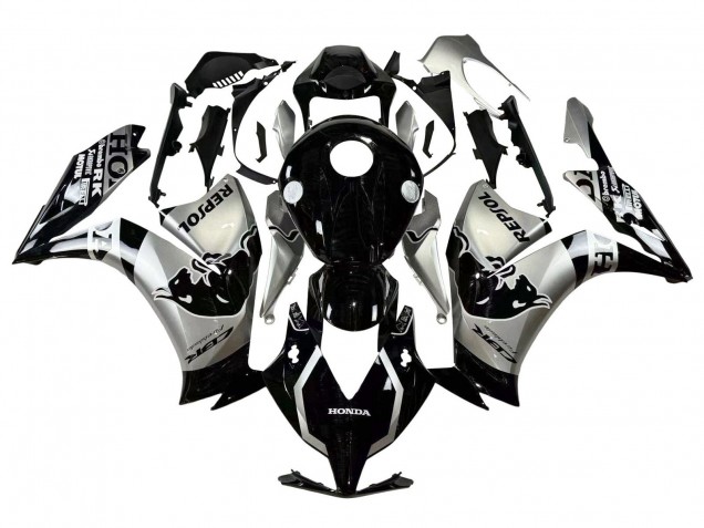Migliori Carena Moto Honda CBR1000RR 2012-2016 - Argento Nero Lucido Repsol Red Bull