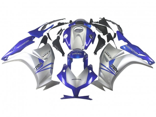 Migliori Carena Moto Honda CBR1000RR 2012-2016 - Argento Blu HRC
