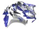 Migliori Carena Moto Honda CBR1000RR 2012-2016 - Argento Blu HRC