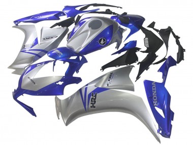 Migliori Carena Moto Honda CBR1000RR 2012-2016 - Argento Blu HRC