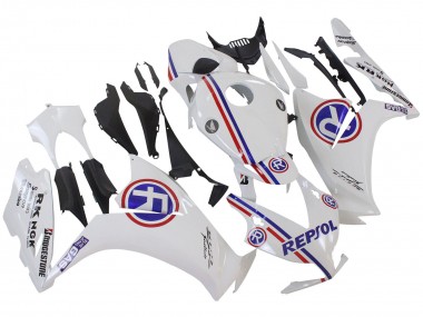 Migliori Carena Moto Honda CBR1000RR 2012-2016 - Bianco Blu Rosso Repsol