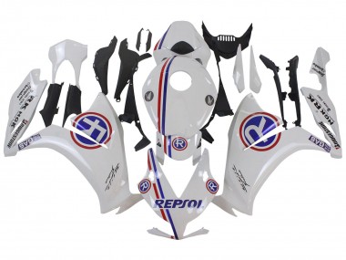 Migliori Carena Moto Honda CBR1000RR 2012-2016 - Bianco Blu Rosso Repsol