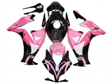 Migliori Carena Moto Honda CBR1000RR 2012-2016 - Rosa Nero Lucido