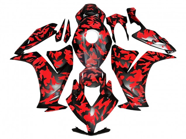 Migliori Carena Moto Honda CBR1000RR 2012-2016 - Rosso Nero Lucido