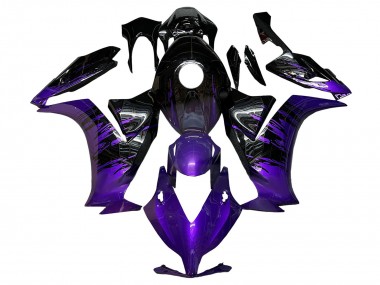 Migliori Carena Moto Honda CBR1000RR 2012-2016 - Viola Nero Lucido