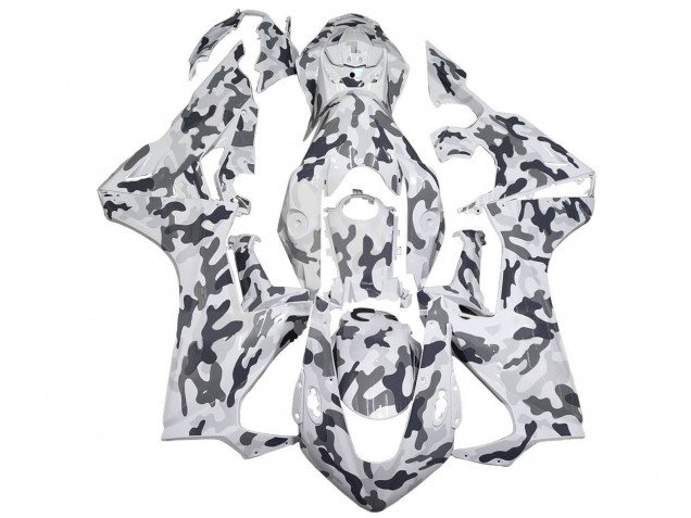 Migliori Carena Moto Honda CBR1000RR 2017-2023 - Bianco Grigio Camouflage