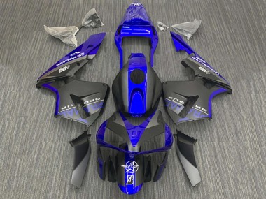 Migliori Carena Moto Honda CBR600RR 2003-2004 - Blu Nero Opaco