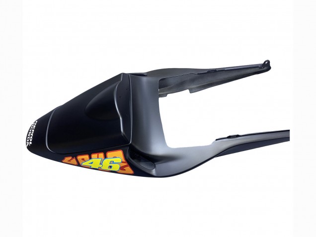 Migliori Carena Moto Honda CBR600RR 2003-2004 - Nero Opaco Arancia Repsol Rossi 46