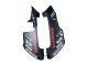 Migliori Carena Moto Honda CBR600RR 2003-2004 - Nero Opaco Arancia Repsol Rossi 46
