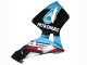 Migliori Carena Moto Honda CBR600RR 2003-2004 - Azzurro Chiaro Rosso Nero Lucido Dunlop