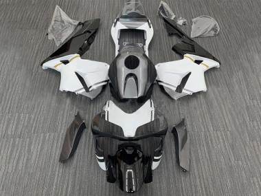 Migliori Carena Moto Honda CBR600RR 2003-2004 - Bianco Nero Lucido Nero Opaco