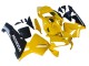 Migliori Carena Moto Honda CBR600RR 2003-2004 - Giallo Nero Lucido