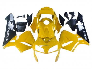 Migliori Carena Moto Honda CBR600RR 2003-2004 - Giallo Nero Lucido