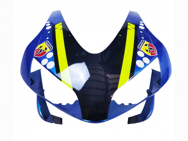 Migliori Carena Moto Honda CBR600RR 2003-2004 - Blu Neon Giallo Nero Lucido Squalo