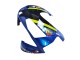 Migliori Carena Moto Honda CBR600RR 2003-2004 - Blu Neon Giallo Nero Lucido Squalo