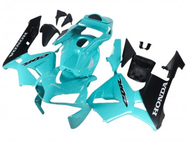Migliori Carena Moto Honda CBR600RR 2003-2004 - Azzurro Chiaro Nero