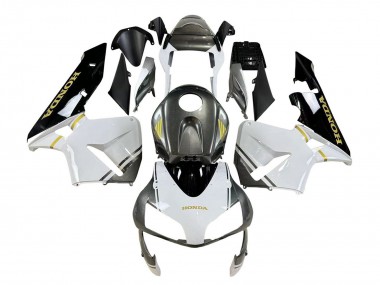 Migliori Carena Moto Honda CBR600RR 2003-2004 - Bianco Giallo Grigio Nero