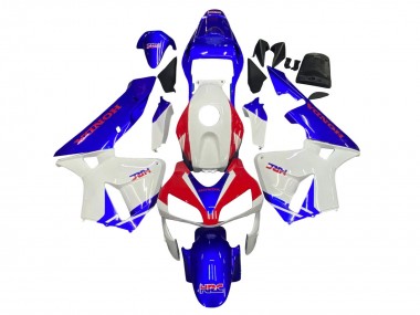 Migliori Carena Moto Honda CBR600RR 2003-2004 - Bianco Blu Rosso HRC