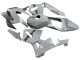 Migliori Carena Moto Honda CBR600RR 2003-2004 - Argento Nero Repsol