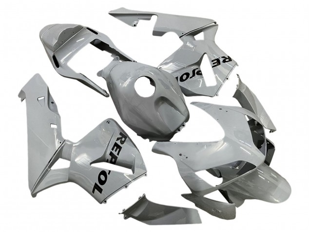 Migliori Carena Moto Honda CBR600RR 2003-2004 - Argento Nero Repsol