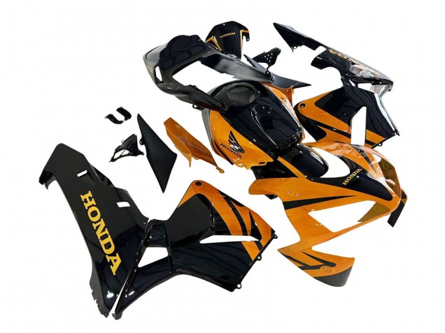 Migliori Kit Carena Moto Completo Honda CBR600RR 2003-2004 - Arancia Bianco Rosso Nero Lucido Repsol