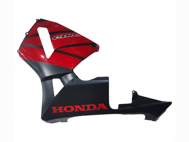 Migliori Carena Moto Honda CBR600RR 2003-2004 - Rosso Nero Lucido Nero Opaco
