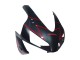 Migliori Carena Moto Honda CBR600RR 2003-2004 - Rosso Nero Lucido Nero Opaco