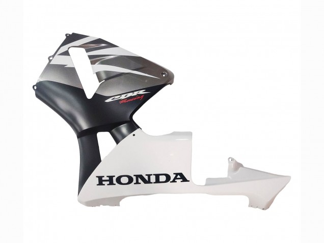 Migliori Carena Moto Honda CBR600RR 2003-2004 - Bianco Nero Opaco Corsa