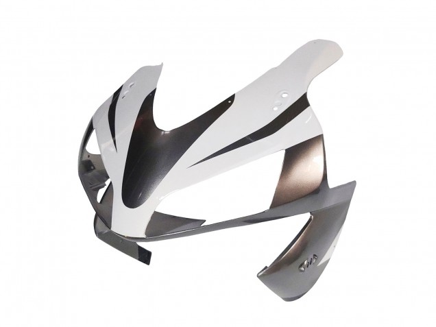 Migliori Carena Moto Honda CBR600RR 2003-2004 - Bianco Nero Opaco Corsa