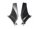 Migliori Carena Moto Honda CBR600RR 2003-2004 - Bianco Nero Opaco Corsa